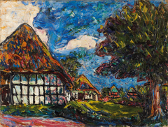Fehmarn Houses by Ernst Ludwig Kirchner