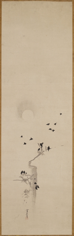Flock of Crows by Kusumi Morikage