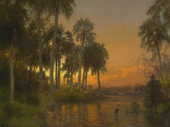 Florida Sunset by Hermann Ottomar Herzog