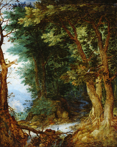Forest landscape by Jan Brueghel the Elder