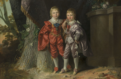 George IV when Prince of Wales, with Frederick, Duke of York when Prince Frederick by Johann Zoffany