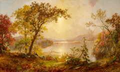 Greenwood Lake, Autumn on the Hudson by Jasper Francis Cropsey