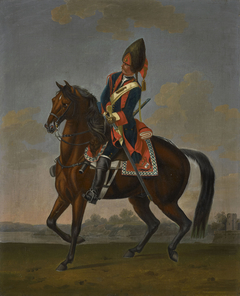 Grenadier, Regiment of Dragoons "Althann" by David Morier