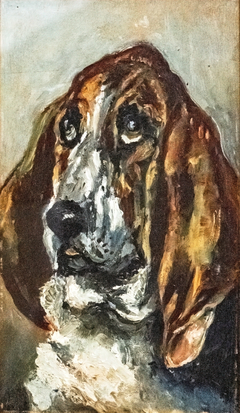 Head of a Scent hound by Henri de Toulouse-Lautrec