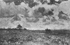 Holländische Landschaft (In den Feldern) by Olof Jernberg