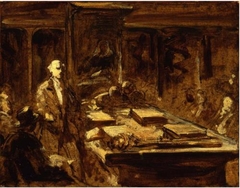House of Commons - Study for 'At The House of Commons' by John Phillip