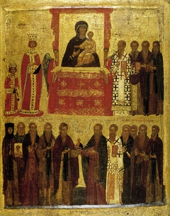 Icon of the Triumph of Orthodoxy by Anonymous