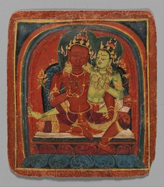 Initiation Card (Tsakalis): Bodhisattva Samantabhadhra by Anonymous