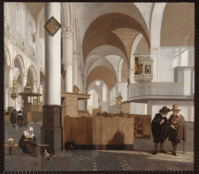 Interior Of The Oude Kerk In Amsterdam Emanuel De Witte Artwork On USEUM