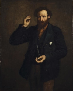 James Keir Hardie, 1856 - 1915. Labour leader by Henry John Dobson