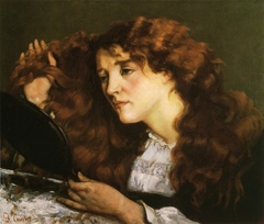 Jo, la belle Irlandaise by Gustave Courbet