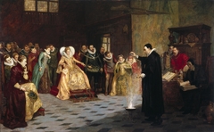 John Dee Performing an Experiment before Queen Elizabeth I by Henry Gillard Glindoni