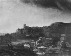 Kasseler Landschaft (Kopie nach) by Rembrandt