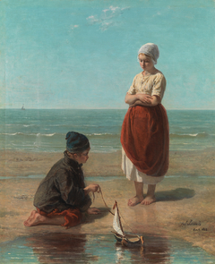 Kinderen der zee by Jozef Israëls