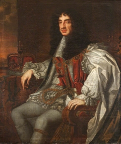 King Charles II (1630-1685), wearing Garter Robes