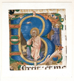 King David in Prayer in an Initial B by Zanobi Strozzi