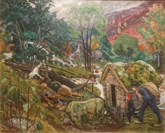 Kvennavatn by Nikolai Astrup