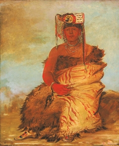 La-kée-too-wi-rá-sha, Little Chief, a Tapage Pawnee Warrior by George Catlin