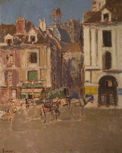 La Rue Notre Dame And The Quai Duquesne by Walter Sickert