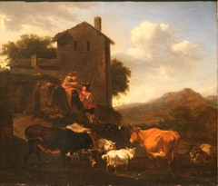 Landscape with Figures and Animals