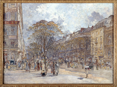 Le boulevard des Italiens, aspect du matin by Frédéric Anatole Houbron