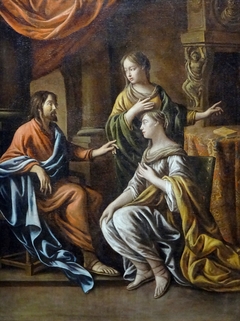 Le Christ chez Marthe et Marie by Mathieu Le Nain