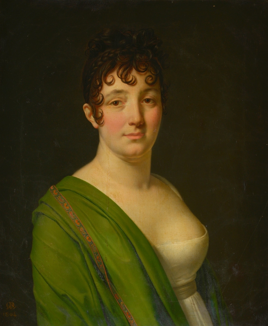 Madame Bocquet with a green shawl