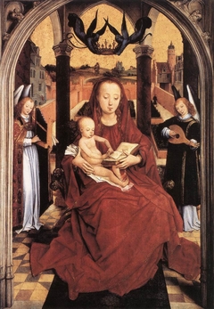Madonna and Child Enthroned by Hans Memling