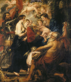 Madonna and Child with Saints by Peter Paul Rubens