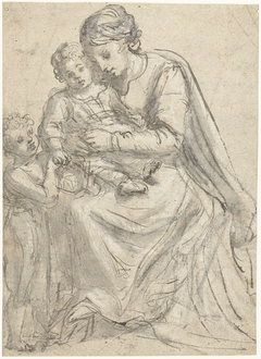 Madonna met Christuskind en Johannes-knaapje