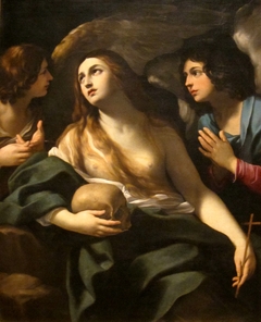 Mary Magdalen between Two Angels by Guido Reni