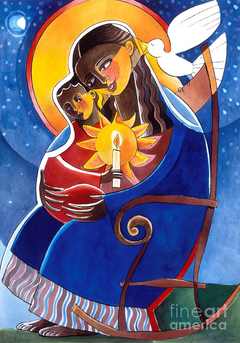 Mary, Seat of Wisdom by Br. Mickey McGrath OSFS