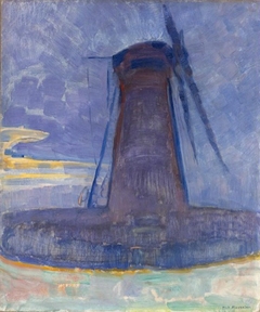Mill at Domburg by Piet Mondrian