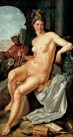 Minerva by Hendrik Goltzius