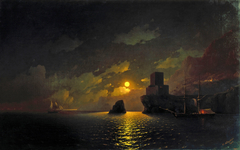 Moonlight night by Ivan Ayvazovsky