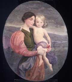 Mother and Child: A Modern Madonna by George de Forest Brush