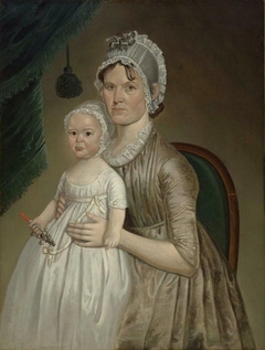 Mrs. Cephas Smith, Jr. (Mary Gove) and Child by William Jennys