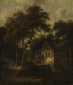 Mühle im Wald by Roelof Jansz van Vries