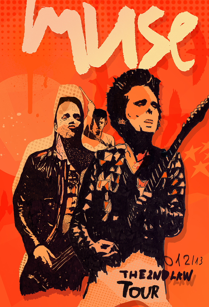 Muse tour collection poster