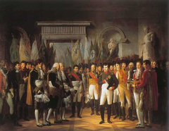Napoléon reçoit au palais royal de Berlin les députés du sénat français, 19 novembre 1806 by René Théodore Berthon