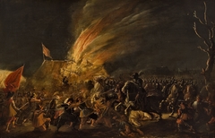 Nocturnal Fight by Esaias van de Velde