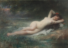 Nude by Henri Adrien Tanoux