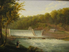 Old Croton Dam, Westchester County, NY by Jervis McEntee