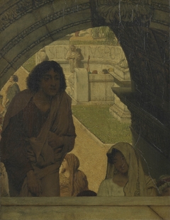 Onder een Romeinse boog (Opus nr. CXXXIX) by Lawrence Alma-Tadema