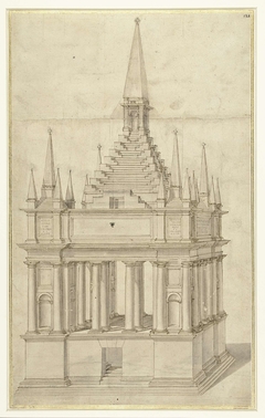 Ontwerp voor een grafmonument of tabernakel by Unknown Artist