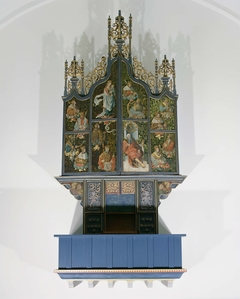 Organ from the Dutch Reformed Church at Scheemda with depiction of Jesse Tree