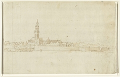 Panorama van Antwerpen by Unknown Artist