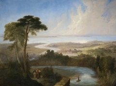 Panoramic View of the Severn Estuary by Samuel Lines