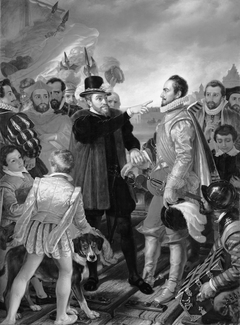 Philip II, King of Spain, Reproaches William I, Prince of Orange, in Vlissingen upon his Departure from the Netherlands in 1559