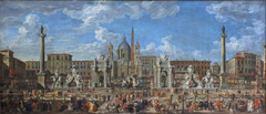 Piazza Navona in Rome by Giovanni Paolo Panini